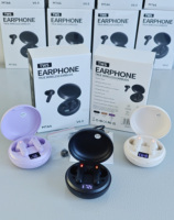 Écouteurs sans fil TWS classiques intra-auriculaires BT 6.0 avec contrôle tactile, charge Type-C, compatibilité universelle, affichage numérique de la batterie