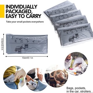 Bolsa de orina de emergencia, urinario desechable para hombres y mujeres, urinario portátil para viajes en coche para niños y ancianos - Product Image 3