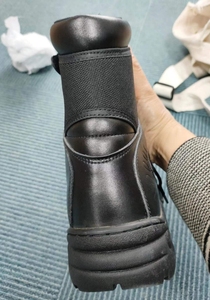 รองเท้าบูททางยุทธวิธี HBB601 สำหรับเจ้าหน้าที่รักษาความปลอดภัย ทนทาน แข็งแรง ขนาด 9 นิ้ว ผลิตในจีน - Product Image 5