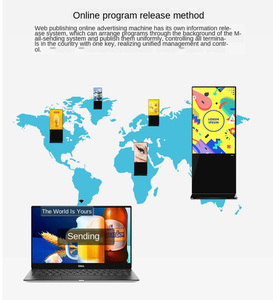 High-Quality Mobile Indoor Floor <b>Stand</b> Digital Display Full HD Screen Sleek Design for Retail & Office Advertising - Product Image 6