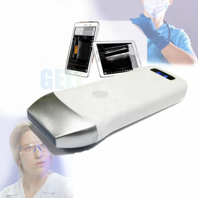 G-W2 VET Portable Wireless Color Doppler Linear Probe Hospital Line Array Scanner 128 Elements Wireless Ultrasound Scanner