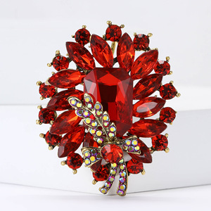 Rhinestone zinco liga broche para mulher chapeado mais cores para a escolha 1867906 - Product Image 1
