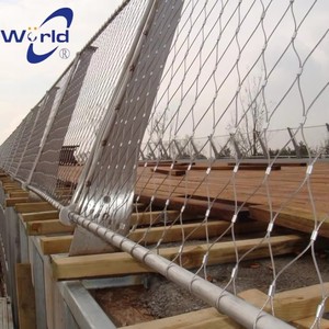 Filet de sécurité haute altitude en treillis métallique en acier inoxydable 304/316 sur mesure de haute qualité - Product Image 2