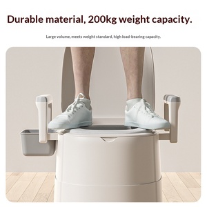 <strong>Portable</strong> Household Bedside <strong>Toilet</strong> <strong>for</strong> Pregnant Women and Elderly Plastic Material Simple Design - Product Image 2