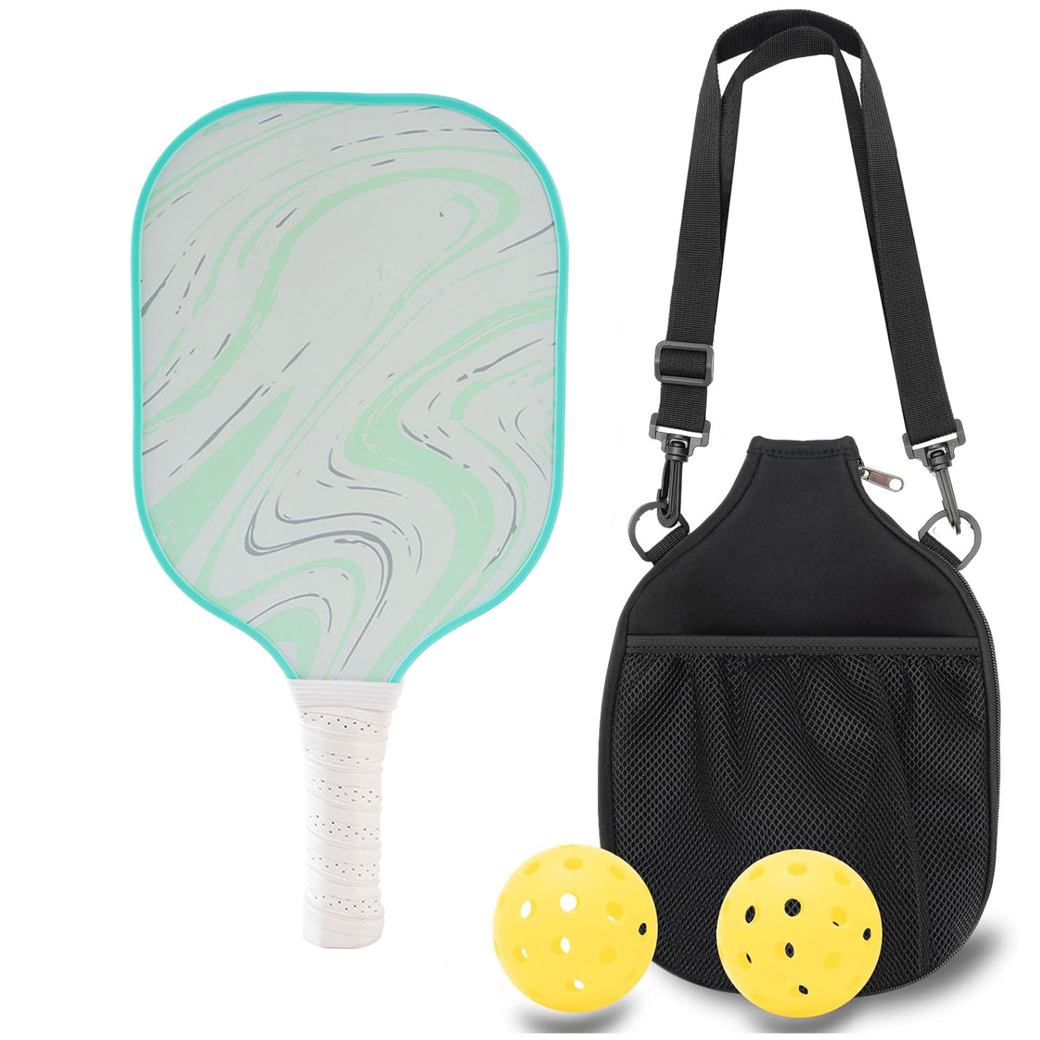 1 racket, 2 balls, 1 storage backpack, kraft paper box [Model 103]