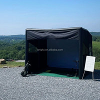 Location de matériel de fête commerciale, simulateur de golf gonflable, enclos de golf gonflable, tente de golf gonflable à vendre