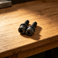 Sekrup DIN 912 SEMS M3-M12 Baja Paduan 12.9 Oksida Hitam Pra-Rakit dengan Ring Pegas dan Ring Datar Sekrup Kepala Hex Socket