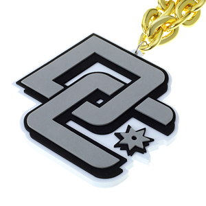 Collar de espuma <span class=keywords><strong>EVA</strong></span> con logotipo 3D personalizado para equipos deportivos, collar grande con cadena de plástico dorada para aficionados - Product Image 3