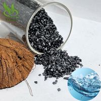 Granulés de coque de noix de coco GAC pour le traitement de l'eau potable, marque YIHANG