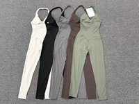 Vêtements de sport personnalisés pour femme, vêtements de gym, vêtements de sport respirants, combinaisons de sport une pièce, combinaison de yoga