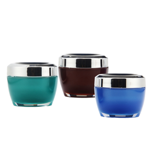 Hot Bán Sang Trọng Mỹ Phẩm Jar 50G Rỗng Mặt Kem Bao Bì Chai Màn Hình In Ấn Bề Mặt Nhựa Jar 50G 30G - Product Image 1