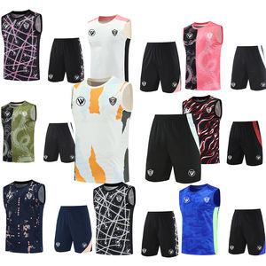 サッカーサッカーベスト夏用メッシュトレーニング用ビブスポーツ通気性バスケットボール - Product Image 4