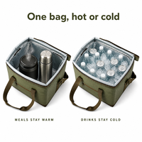 Sac isotherme de luxe portable 15L à fermeture éclair hermétique pour garder les aliments frais – Offre spéciale