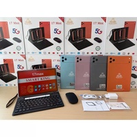 Tablette PC Android 15 Smart King 17 MAX 10 pouces avec SIM, Wi-Fi, 18+1 To, clavier, souris, étui de protection, stylet et accès au Play Store