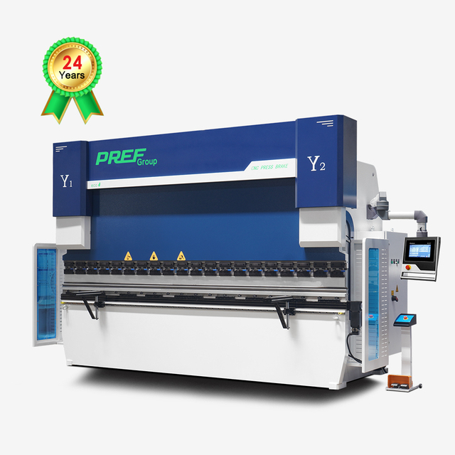 PREF Best Quality Automatic CNC Press Brake Machine 40T/50T/63Ttons Small Size with 2500mm Bending Length Stainless Folding