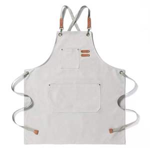Wholesale Canvas Cafe Attendant <b>Apron</b> Uniform, Suitable for Both Men and Women, <b>Kitchen</b> <b>Apron</b> - Product Image 3