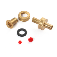 Adaptateur de raccord rapide en laiton de qualité supérieure 1/2 GHT femelle vers 1/2 NPT mâle pour tuyau d'arrosage et plomberie - Vente chaude