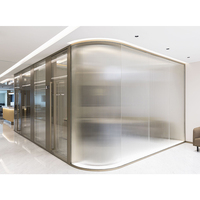 Professionnel moderne réglable en aluminium Double couche bureau cloison mur porte meubles chambre système de division