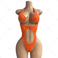 Vêtements de club ELITES en gros, personnalisation, nouveau style, tenue burlesque en dentelle, tenues érotiques de scène, vêtements de danse exotiques