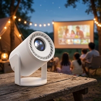 Projecteur 2026 Prêt à l'emploi, Meilleures Ventes, Android 14, 200 Lumens ANSI, Prise en Charge 4K, 720P, Allwinner H723, Premier Projecteur 2 Pouces