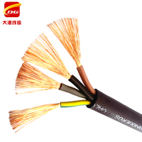 Kabel Pompa Submersible Karet JHS 2 3 4 Core 1.5mm 2.5mm 4mm 6mm 10mm 25MM 35MM 50MM Kabel Tahan Air