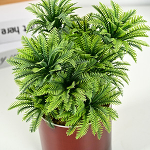 Vente chaude transfrontalière <span class=keywords><strong>2023</strong></span>, plante artificielle, verdure, décoration intérieure et extérieure, eucalyptus en pot en plastique imprimé en <span class=keywords><strong>3D</strong></span>, petites plantes - Product Image 4