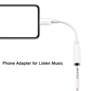 High Quality 3.5mm Jack <strong>Aux</strong> Audio Headset Earphone Headphone Adaptor Adapter Connector for Smart Phone - Product Image 4
