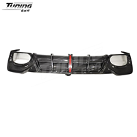 Kit carrosserie en fibre de carbone de style A pour Audi RS7 RS6 C8 2019-IN Upgrade Front Lip Rear Diffuser Front Rear Bumper Corners