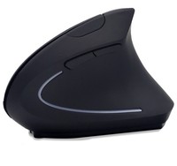 Mouse Gaming Vertikal Nirkabel Ergonomis Optik 6D 2.4G Antarmuka USB LED Backlit Orientasi Tangan Kanan