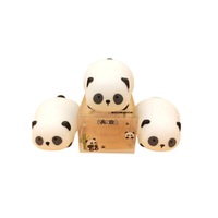 Bola Stres Panda Lembut untuk Anak-anak Mainan Fidget Lembut Bola Stres Mainan Sensorik Autisme Bola Adonan Lembut Bola Remas