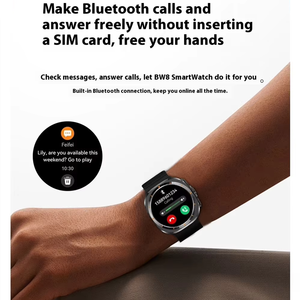 Montre connectée BW8 avec carte SIM, caméra intégrée, appels Bluetooth, suivi <span class=keywords><strong>de</strong></span> santé 24h/24, boussole, fitness, sports quotidiens, Relojes Inteligentes - Product Image 3