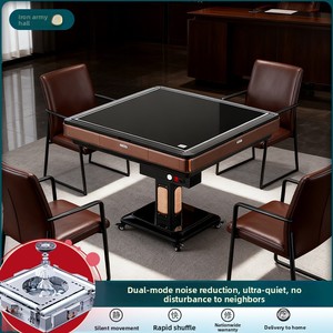 <span class=keywords><strong>Table</strong></span> de <span class=keywords><strong>Mahjong</strong></span> pliable entièrement automatique en plastique, quatre ports, silencieuse, double usage, <span class=keywords><strong>table</strong></span> à manger à faible bruit - Product Image 4