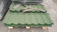 Tuiles et tôles de toiture en métal revêtues de pierre, ignifuges, résistantes à la corrosion, isolation thermique pour la construction de villas et de maisons