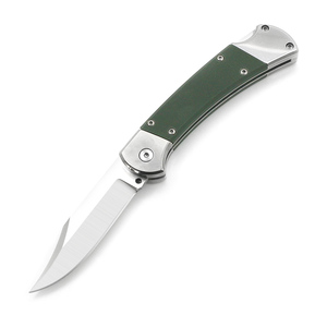 Coltello Pieghevole di Alta Gamma in Acciaio 440, Classico G10 EDC, Coltello Tascabile Tattico per Escursionismo e Attività all'Aperto - Personalizzabile OEM - Product Image 1