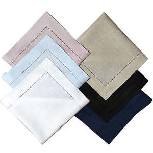 Tovaglioli e <span class=keywords><strong>Tovaglie</strong></span> di Lusso in <span class=keywords><strong>Lino</strong></span> Tinta Unita Personalizzati <span class=keywords><strong>per</strong></span> Ristoranti Rurali e Uso in Aereo - Riutilizzabili - Product Image 1