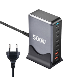 <span class=keywords><strong>Bloc</strong></span> de <span class=keywords><strong>chargeur</strong></span> <span class=keywords><strong>rapide</strong></span> USB C 500W Station de charge USB 8 ports pour plusieurs appareils Station d'alimentation portable 500w - Product Image 3