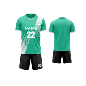 Set di Maglie da Calcio Personalizzate all'Ingrosso, Traspiranti, a Manica Corta, con Logo Personalizzato per <span class=keywords><strong>Club</strong></span> Sportivi - Product Image 1