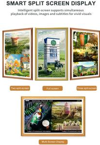 HBYLCD Marco Digital Inteligente para Galería <span class=keywords><strong>de</strong></span> <span class=keywords><strong>Arte</strong></span> Privada <span class=keywords><strong>de</strong></span> 21.5, 32 y 43 Pulgadas, Exhibición <span class=keywords><strong>de</strong></span> Obras <span class=keywords><strong>de</strong></span> <span class=keywords><strong>Arte</strong></span>, Museo Digital, Marco <span class=keywords><strong>de</strong></span> Fotos Digital LCD Mate Antideslumbrante - Product Image 6