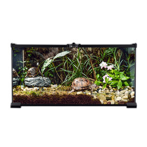 Cage de Terrarium en verre de <span class=keywords><strong>Reptile</strong></span> de modèle solide classique 20*20*19cm maison de transporteur pour la grenouille et le Gecko - Product Image 3