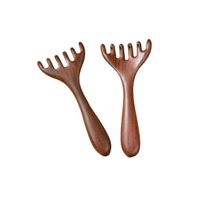 Peine Multifuncional de Bambú para Terapia Capilar y Eliminación de Piojos, Peine de Masaje <span class=keywords><strong>Meridiano</strong></span> de Seda Dorada y Sándalo Verde para Uso Doméstico y en Salones - Product Image 1