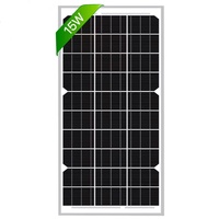 Petits panneaux solaires monocristallins demi-cellules 30W-40W 12 Volts Module photovoltaïque