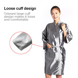 Kimono de salón de belleza con Logo personalizado, Kimono antiestático repelente al agua - Product Image 6