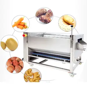 Electric Carrots Sweet Potato Peel Machine Oyster Seafood Cleaning Machine Potato Peeler Machine