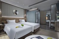 SHIYI Fairmont Hotel by Accor Hôtel 5 étoiles Cadre de lit de style nordique Table canapé chaise lit Queen Size Ensemble de meubles d'hôtel commercial