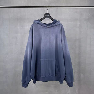 कस्टम 480 जीएसएम कपास अधिक आकार के हुडी अचार परेशान विंटेज शैली हेवीवेट जम्पर धोया तकनीक - Product Image 2