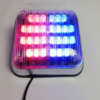 Golddeer 9*7 "Advertencia DE EMERGENCIA cuadrado intermitente estroboscópico LED luces laterales