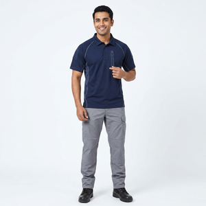 Camiseta Casual de Hombre con Cuello Redondo, Manga Corta, Personalizable con Logotipo, Sólida, Transpirable, Lavada, de Corte Regular, No Tejida, de Alta Calidad - Product Image 1