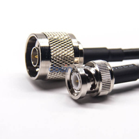 Câble coaxial BNC vers N mâle RG223 RG142 pour communication RF CCTV