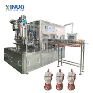 Milk Beverages Water Spout Pouch Liquid Filling And Sealing Equipment Packing Machine With High Quality