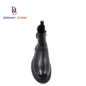 Dreamy Stark Nouvelles Bottes d'Hiver pour Hommes en Cuir Véritable, Chaussures de Mode pour Hommes, Chaussures Casual pour Hommes - Product Image 4